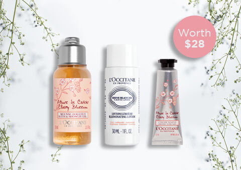 FREE 3PC RADIANT FLORAL KIT